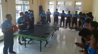 Pemain PSCS Doa Bersama untuk Para Mantan yang Mengalami Musibah