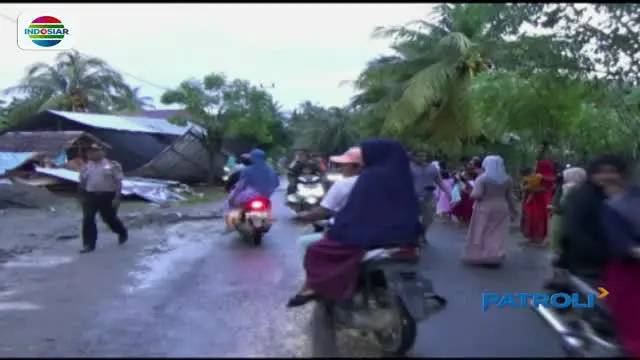 Belasan Rumah di Bireun Rusak Akibat Hujan dan Angin Kencang