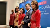 Jumpa pers&nbsp;peresmian Rumah Sakit Khusus Spesialis Jantung dan Pembuluh Darah Heartology Cardiovascular Hospital di The Langham Jakarta, 30 Juli 2024. (Liputan6.com/Asnida Riani)