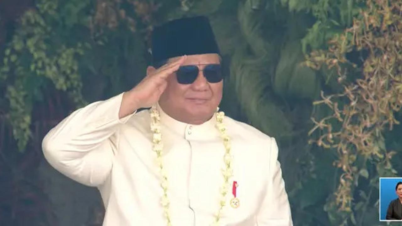 Prabowo Ucapkan Terima Kasih Upacara HUT ke-80 RI di Istana Tertib dan Semangat: Saya Bangga Kalian Semua