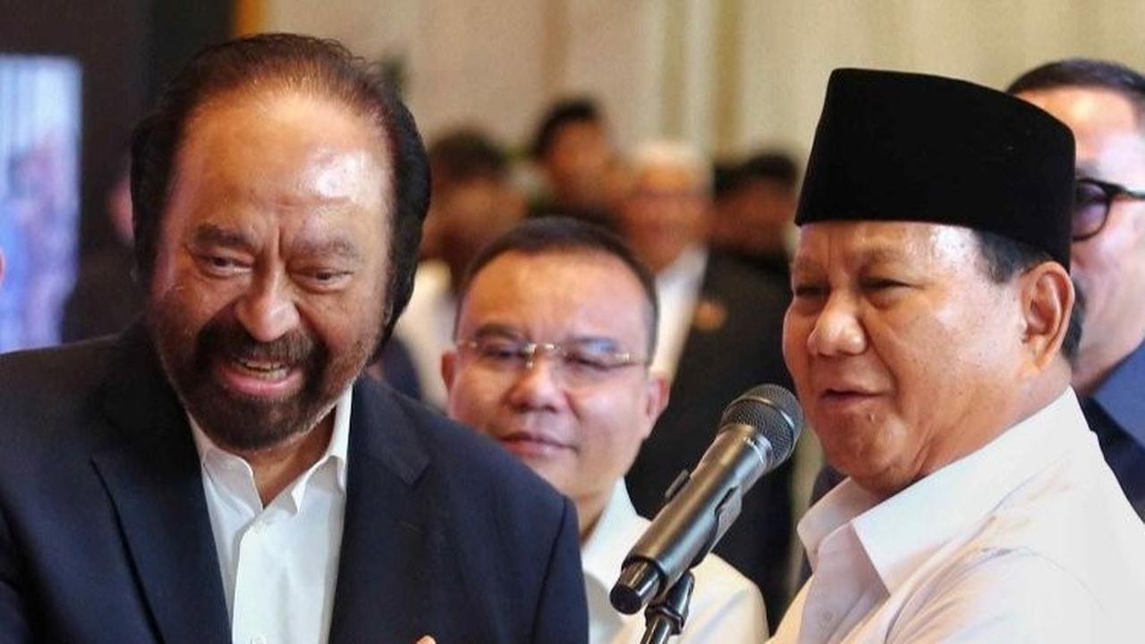 Prabowo Puji Surya Paloh: Dulu Muda Keras, Bertambah Usia Semakin Arif