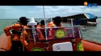 Setelah bekerja keras seharian, Tim SAR gabungan dari TNI-Polri dan Basarnas akhinrya berhasil menemukan korban sekitar satu kilometer dari lokasi kejadian.