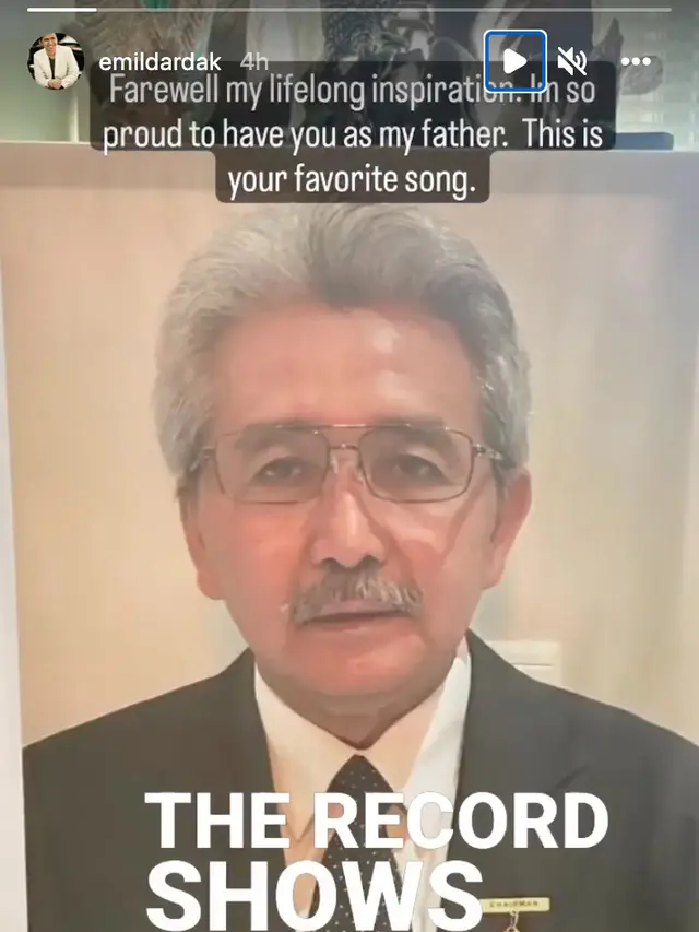 Unggahan Emil Dardak soal Hermanto Dardak. (Foto: Dok. Instagram @emildardak)