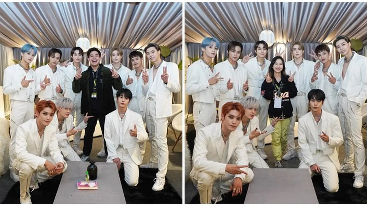 7 Momen Jerome Polin dan Jessica Jane Bertemu NCT 127, Bikin Konten Bareng