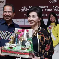 Saat ini di ajang pemilihan Puteri Indonesia telah terpilih 38 perempuan cantik perwakilan dari 33 provinsi di Indonesia. Menteri Pariwisata, Arief Yahya pun memberikan pembekalan kepada para finalist. (Deki Prayoga/Bintang.com)