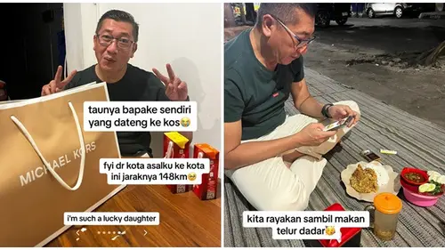 Tempuh Jarak 148 km, Momen Ayah Beri Kejutan Ultah Putrinya Ini Bikin  Tersentuh - Hot Liputan6.com