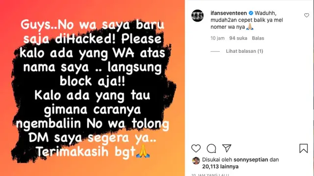 Nomor WhatsApp Melaney Ricardo Diretas, Rekan-Rekan Artis Hampir Jadi Korban Penipuan