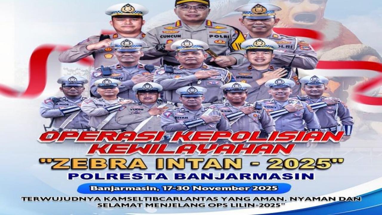 Jelang Operasi Zebra Intan 2025, Polisi Banjarmasin Ingatkan Warga Lengkapi Dokumen Kendaraan