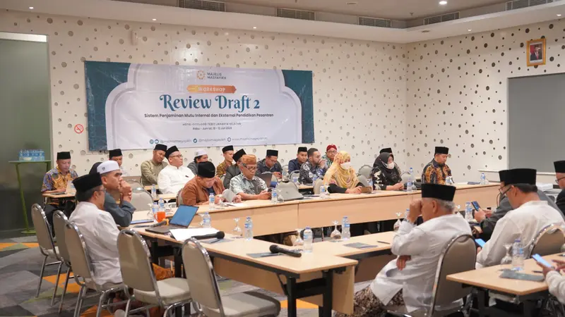 Workshop Sistem Penjaminan Mutu Internal dan Eksternal Pendidikan Formal Pesantren di Hotel Cityloog Tebet, Jakarta Selatan, Rabu (10/7) (Istimewa)