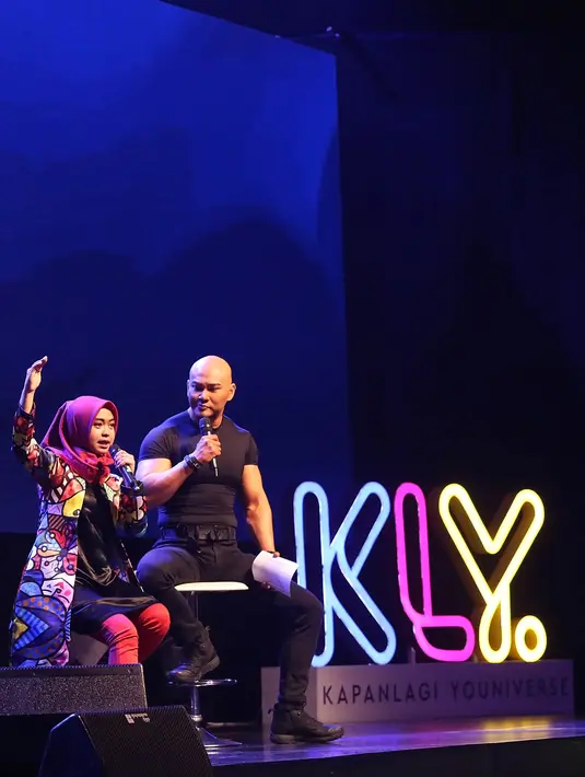 Perempuan 22 tahun itu mengungkapkan pengalamannya menjadi pembicara untuk pertama kalinya. Perasaan deg-degan juga dirasakan saat melihat banyaknya penonton. (Bambang E Ros/Bintang.com)