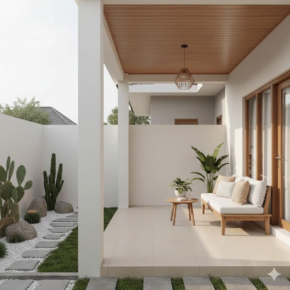 10 Desain Teras Hemat Biaya yang Bikin Rumah Tetap Dingin dan Nyaman