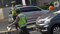 Titik ganjil genap Jakarta. (Liputan6.com/Herman Zakharia)
