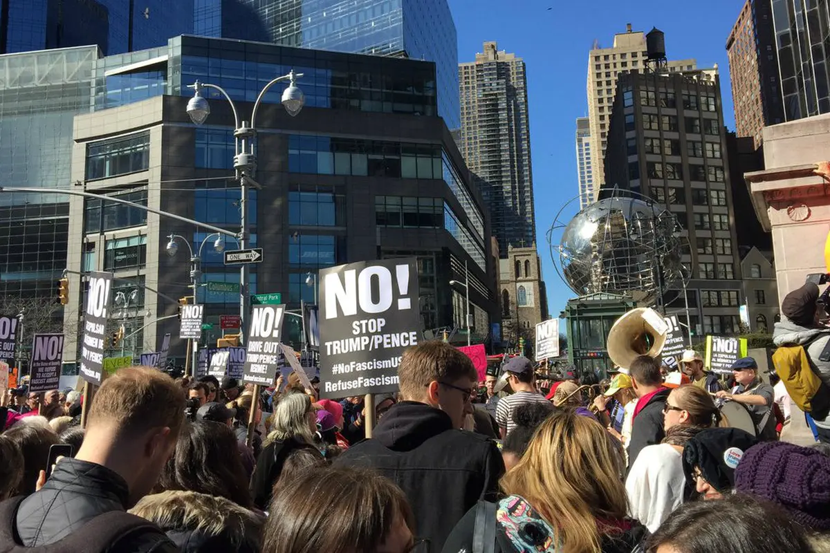 Not My President Day di New York City