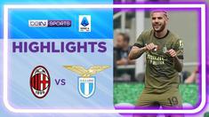 Berita video highlihts Liga Italia, AC Milan menang 2-0 atas Lazio, Sabtu (7/5/23)
