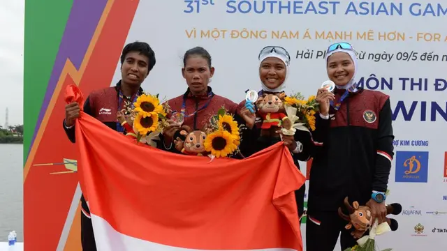 Tim Rowing Indonesia di SEA Games 2021
