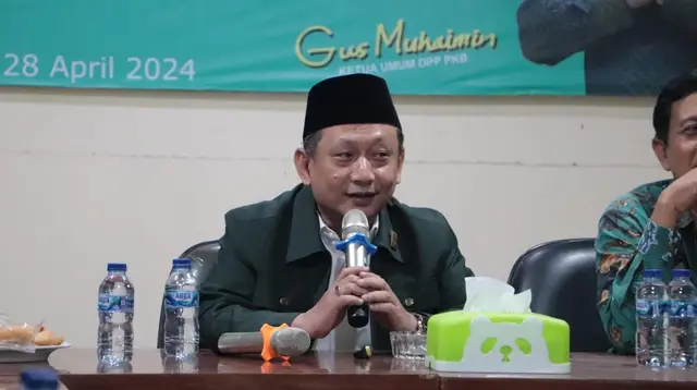 Ketua DPW PKB Jakarta, Hasbiallah Ilyas mengungkap partainya tengah mencari tokoh yang akan diusung di Pilkada DKI Jakarta 2024. (Radityo).