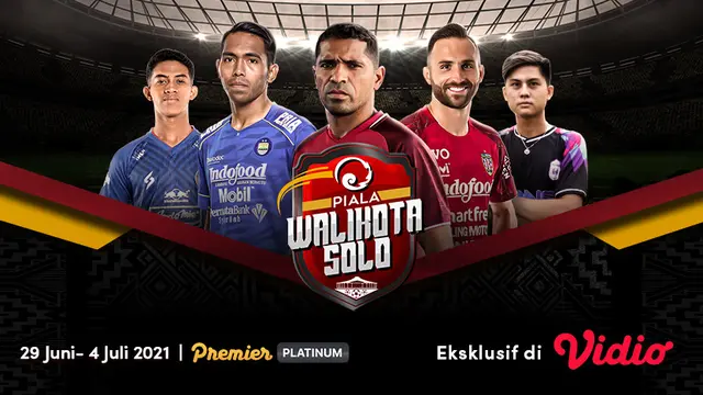 Saksikan Live Streaming Piala Walikota Solo 2021 Eksklusif di Vidio Mulai Pekan Depan