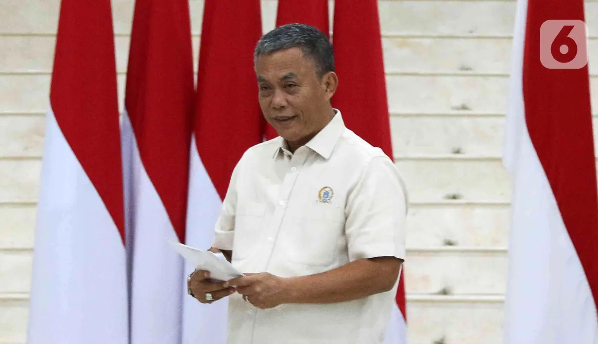 Sementara itu, dalam kesempatan itu juga Prasetyo Edi Marsudi mengutarakan rencananya untuk mencalonkan diri menjadi anggota DPR RI dari daerah pemilihan (Dapil) 2 DKI Jakarta. Dapil 2 DKI Jakarta meliputi Jakarta Selatan, Jakarta Pusat, serta luar negeri. (Liputan6.com/Herman Zakharia)