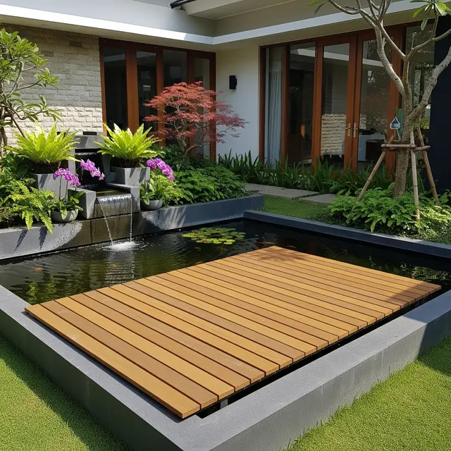 Ide Kolam Ikan Depan Rumah Tanpa Galian yang Aman untuk Balita