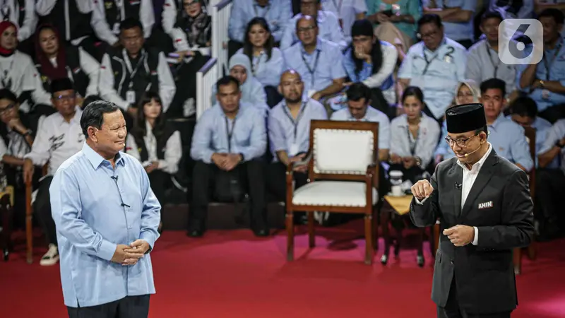 Ketiga Capres Saling Adu Argumen pada Debat Perdana Pilpres 2024