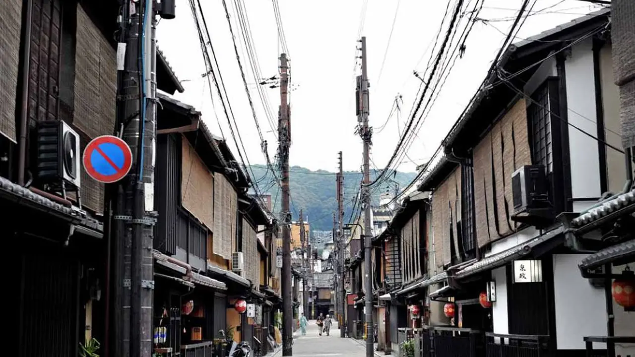 Distrik geisha di Gion, Kyoto Jepang (AFP)