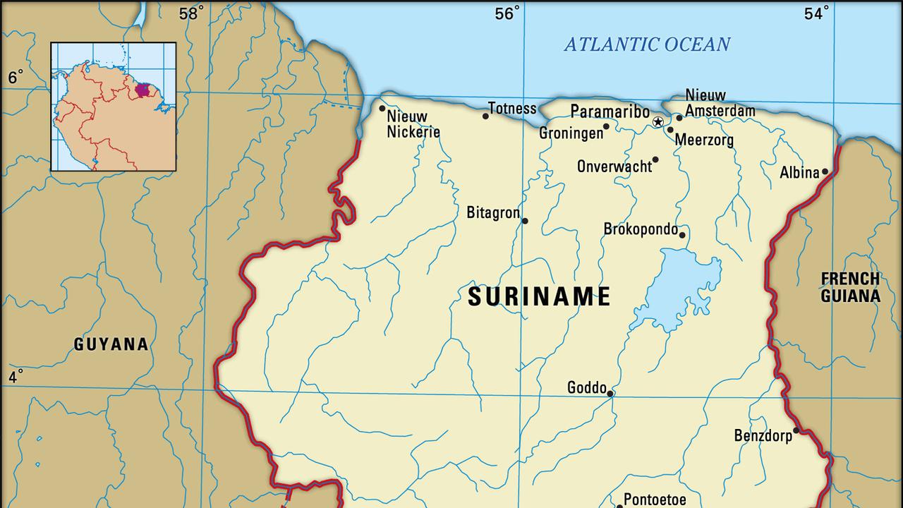Ilustrasi Suriname (sumber : Britannica)