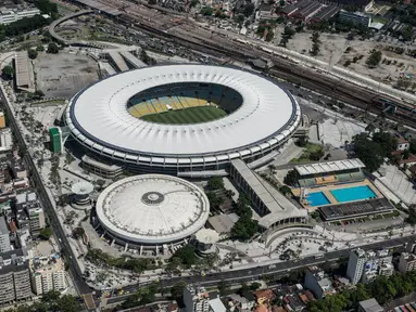 Estádio Jornalista Mário Filho atau lebih dikenal dengan nama  Estádio do Maracanã, Rio de Janeiro (AFP Photo/YASUYOSHI CHIBA).