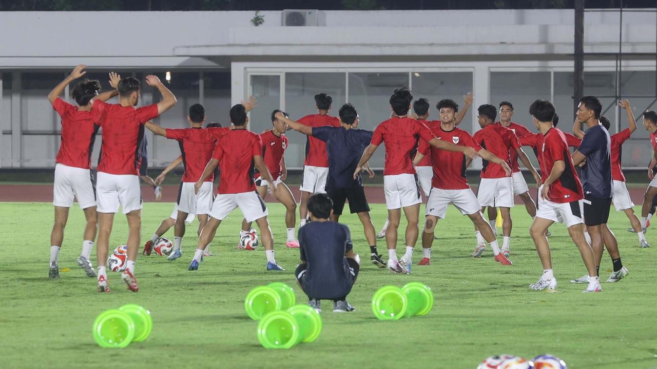 FOTO: Garuda Muda Siap Tempur di Semifinal AFF U-23