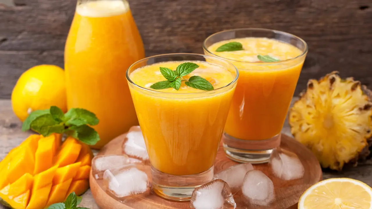 cara membuat jus mangga