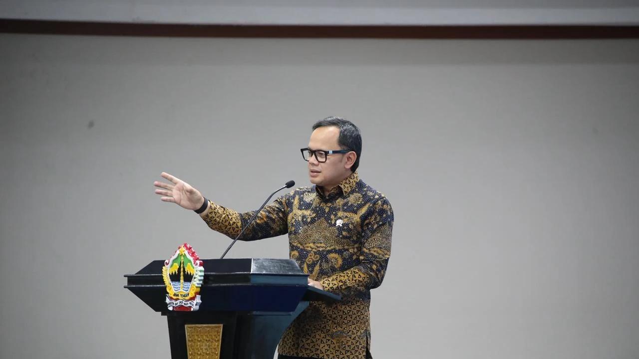 Wamendagri Bima Arya Sugiarto saat menghadiri Musrenbang Provinsi Jawa Tengah Tahun 2026
