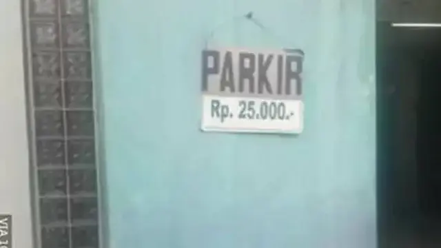 10 Potret Larangan Parkir Nyeleneh, Tulisannya Kocak
