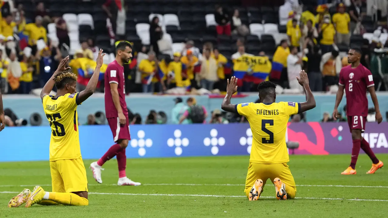 Foto: Aksi Ciamik Kapten Ekuador Enner Valencia saat Bungkam Tuan Rumah Qatar di Laga Pembuka Piala Dunia 2022, Banjir Rekor!
