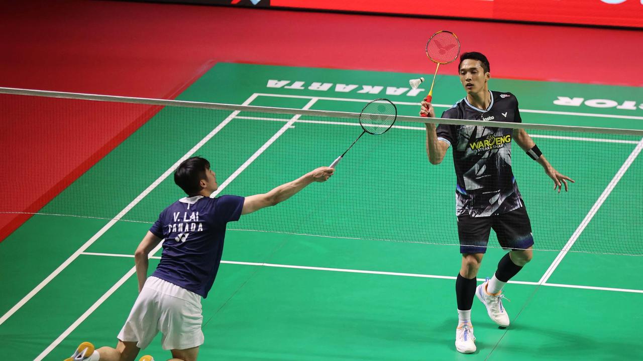FOTO: Jonatan Christie Gagal Raih Gelar Indonesia Open 2026