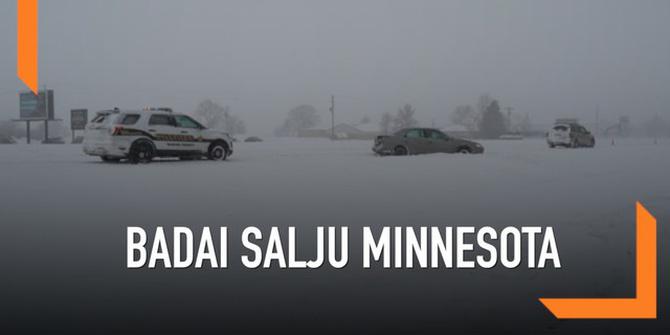 VIDEO: Mimpi Buruk Badai Musim Dingin Minnesota