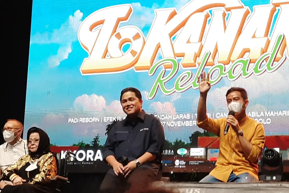 Erick Thohir dan Gibran Rakabuming
