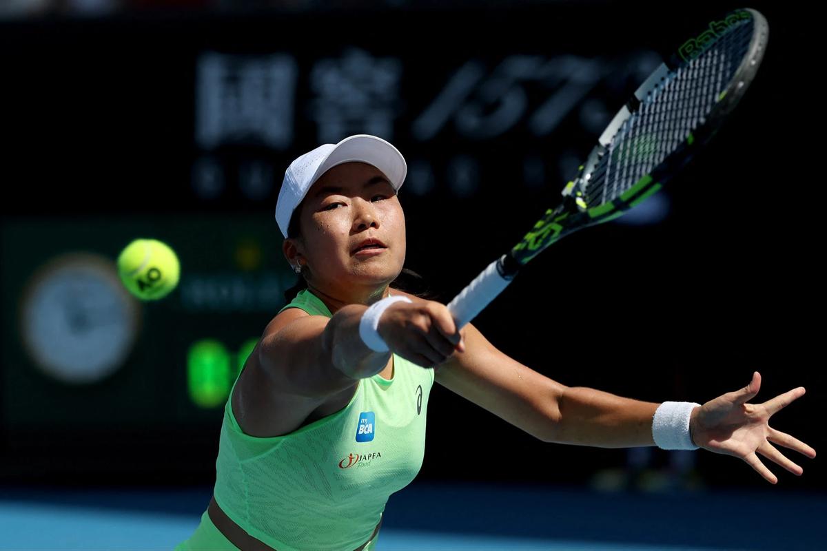 FOTO: Janice Tjen Singkirkan Unggulan Dunia di Australia Open 2026