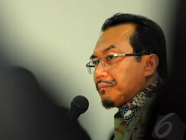 Menteri Pertanian (Mentan) Suswono bersaksi untuk Anggoro Widjojo di Pengadilan Tipikor, Jakarta, Rabu (4/6/2014) (Liputan6.com/Faisal R Syam).