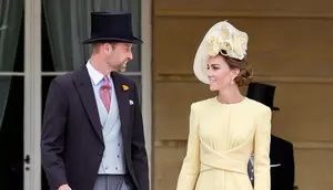 Gaya Sustainable Kate Middleton saat Garden Party di Istana Buckingham. [@princeandprincessofwales]