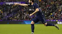 Nacho mencetak gol kemenangan Real Madrid (AFP)