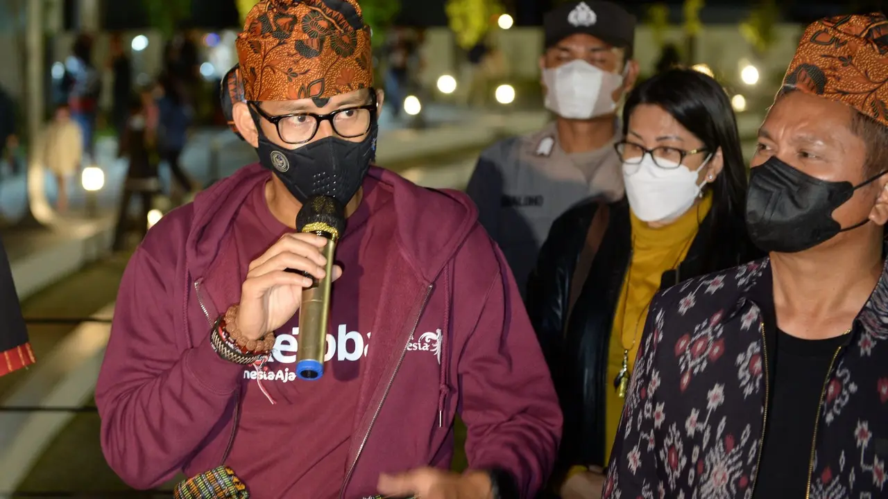 Menteri Pariwisata dan Ekonomi Kreatif (Menparekraf) Sandiaga Uno