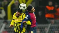 Di babak kedua, Barcelona meningkatkan intensitas permainan. (INA FASSBENDER/AFP)