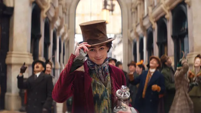 Penampilan Timothee Chalamet Perankan Willy Wonka