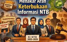 Menjaga Jendela Publik Tetap Terbuka: Lima Komisioner KI NTB Periode 2025-2029 Resmi Dilantik