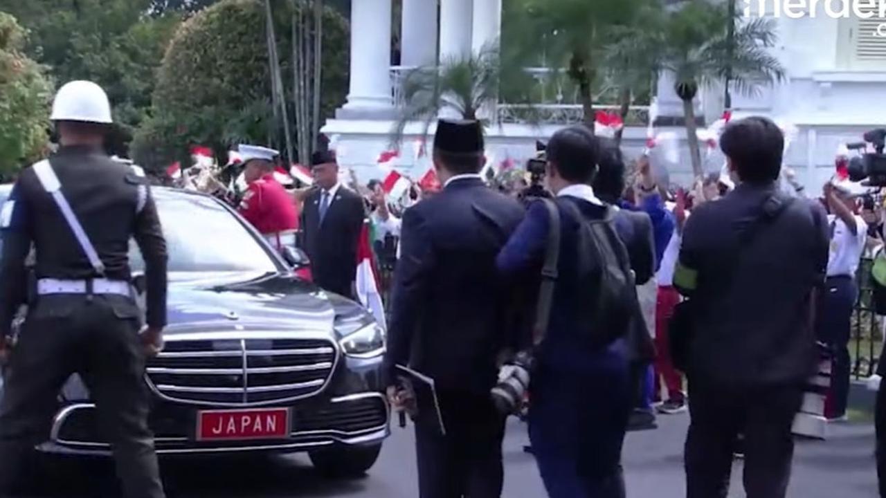 VIDEO: Kejutan Aksi Mayor Teddy Geser PM Prajurit TNI saat Prabowo Sambut PM Jepang
