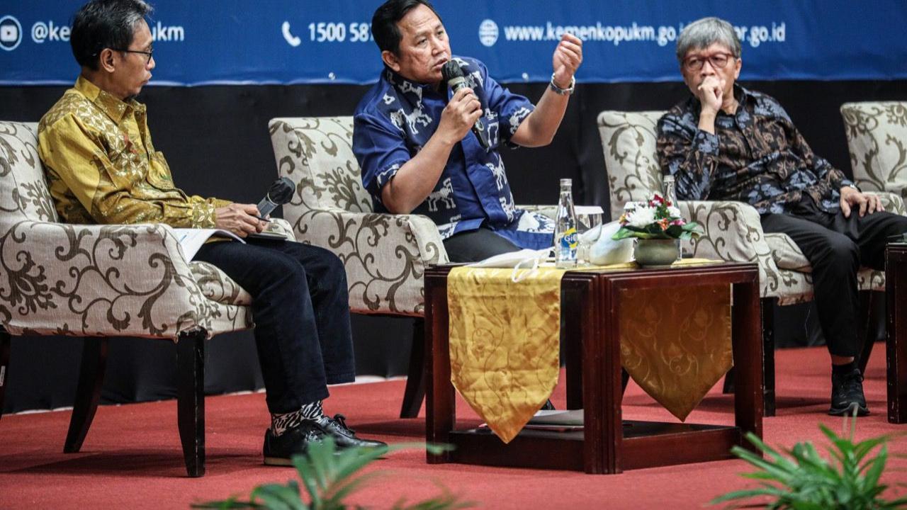 Deputi Bidang Perkoperasian Kementerian Koperasi dan  UKM Ahmad Zabadi di Bali, Selasa (21/6/2022). (Dok Kemenkop UKM)