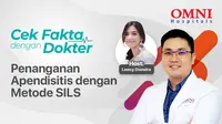 Live Streming Cek Fakta dengan Dokter Kamis, 4 November 2021 membahas tentang penanganan apendisitis. (Dok Vidio)