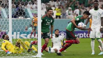 Hasil Piala Dunia 2022: Kurang Banyak Bobol Arab Saudi, Meksiko Tersingkir Menyakitkan