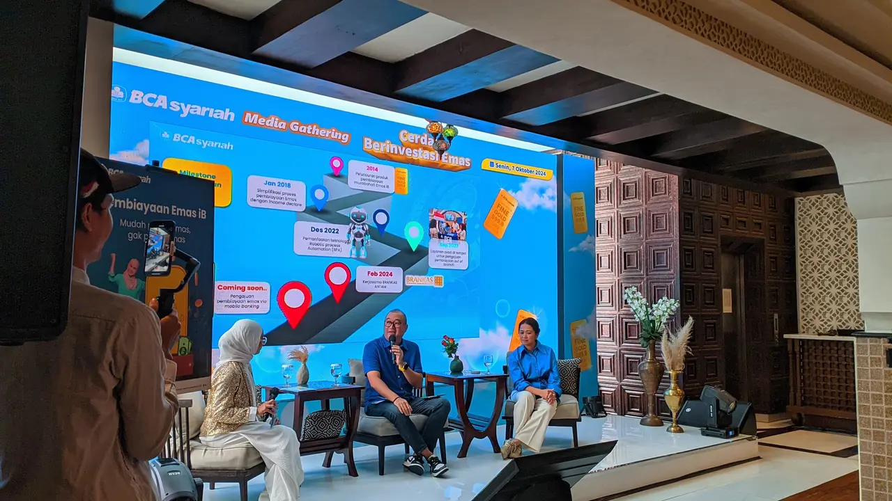 Gelaran acara media gathering bertajuk “Cerdas Investasi Emas” di Al Jazeera Restaurant & Lounge, Jakarta pada Senin (07/10/2024)