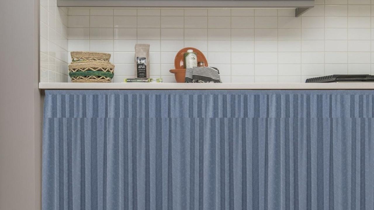 ilustrasi gorden kolong dapur