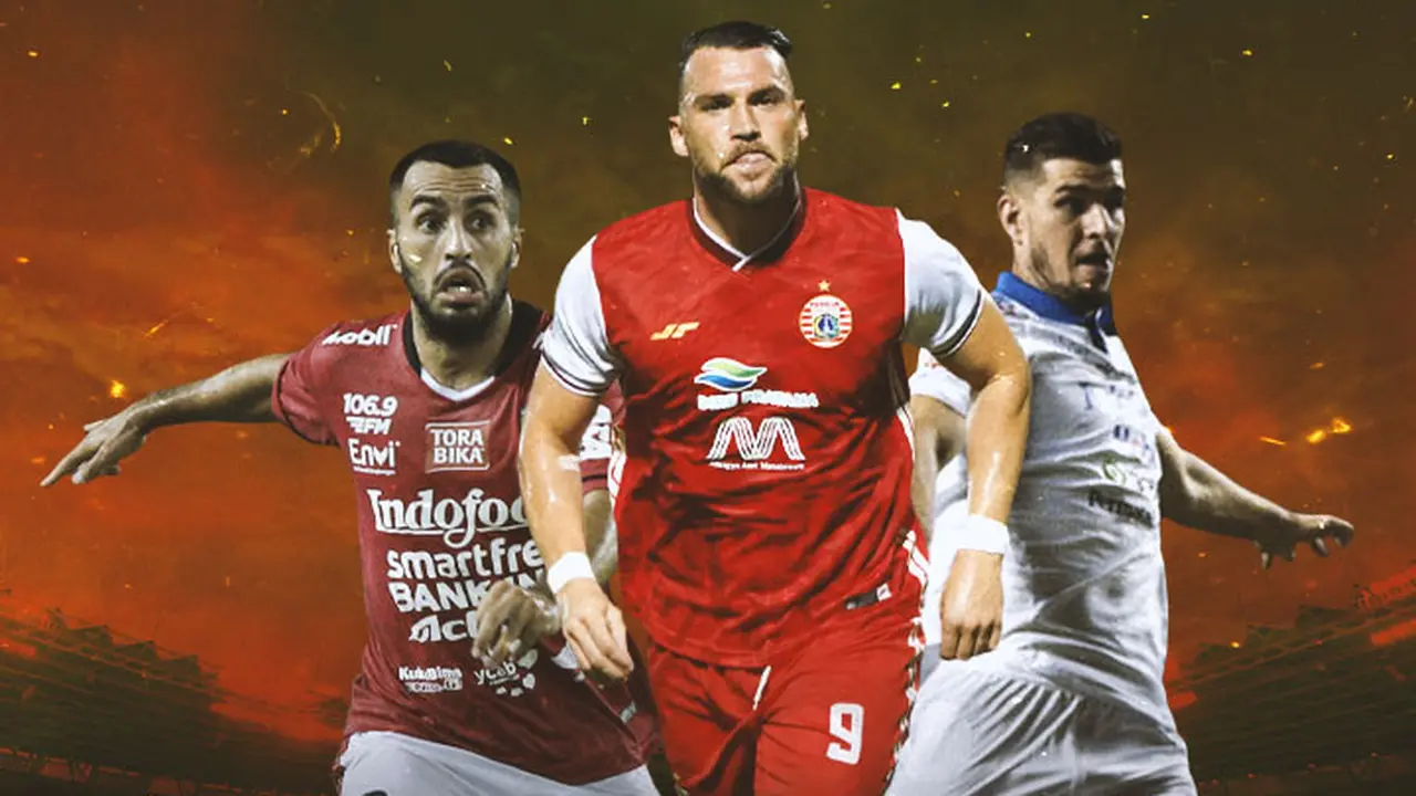 Liga 1 - Ilustrasi Brwa Nouri, Marko Simic, Nick Kuipers